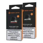 Geek Vape Aegis Nano 0.6ohms Replacement Pods 2/pk