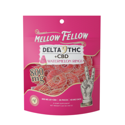 Mellow Fellow Delta 9 THC+CBD Gummies