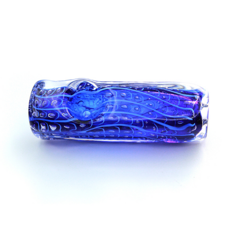 1503202669b70d77416ed.png Glass Hand Pipe 3.5" Gold Fumed Double Glass W/ Bubble Design - Image 1